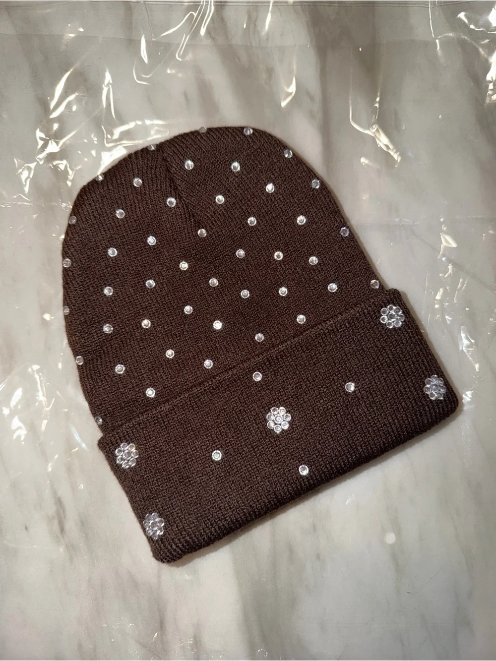 “Brown Ice” Beanie